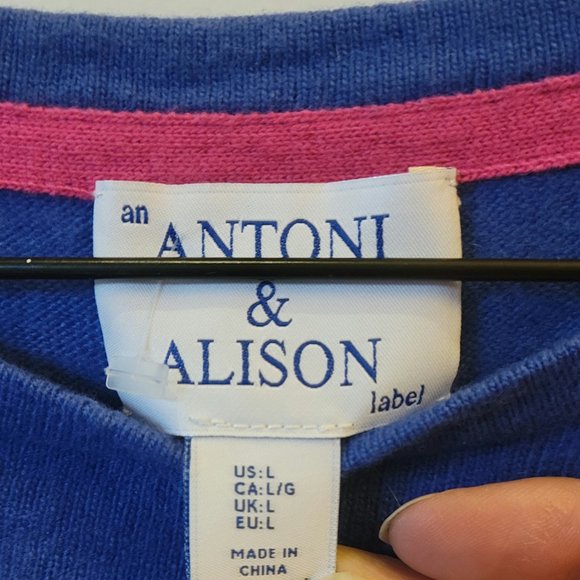 Antoni and Alison Cashmere/Wool Blend Long Sleeved Sweater - Picture 4 of 5